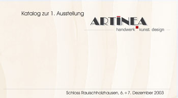 Katalog der 1. Ausstellung aus dem Jahr 2003